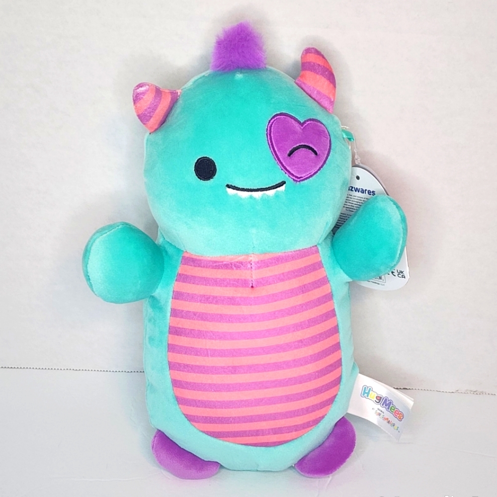 ❤️ LEON 👻 Love Monster HugMee Valentines 2024 Original Squishmallow ☆》NWT《☆